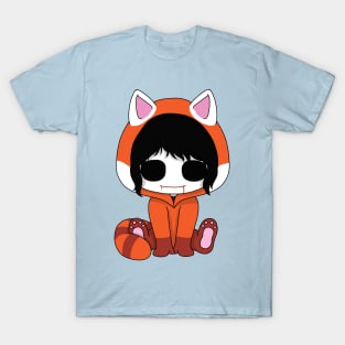 creepypasta red panda (bloody painter) T-Shirt